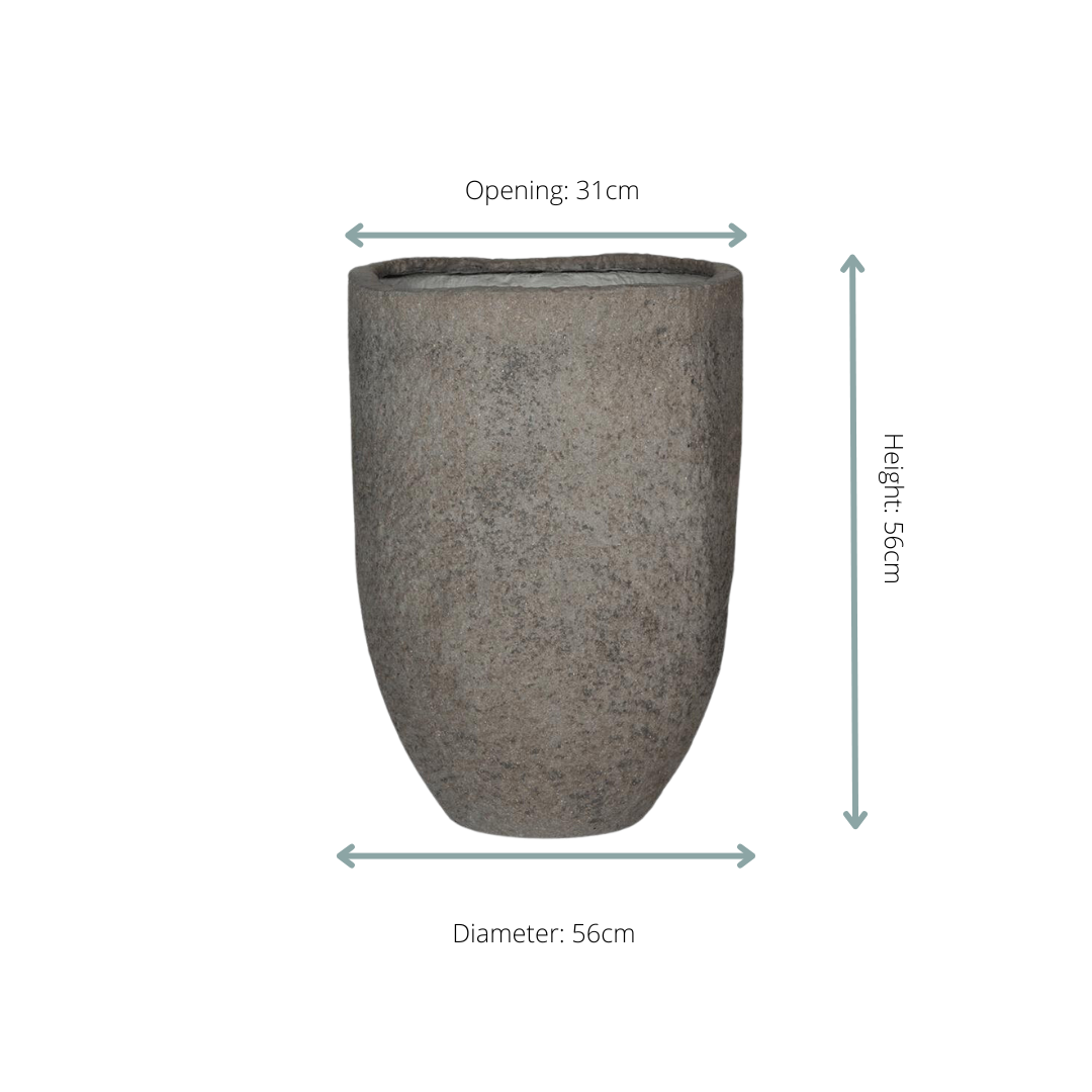 Pot Mountain Hayes Dioriet Grey Ø 38 H 56 cm 2