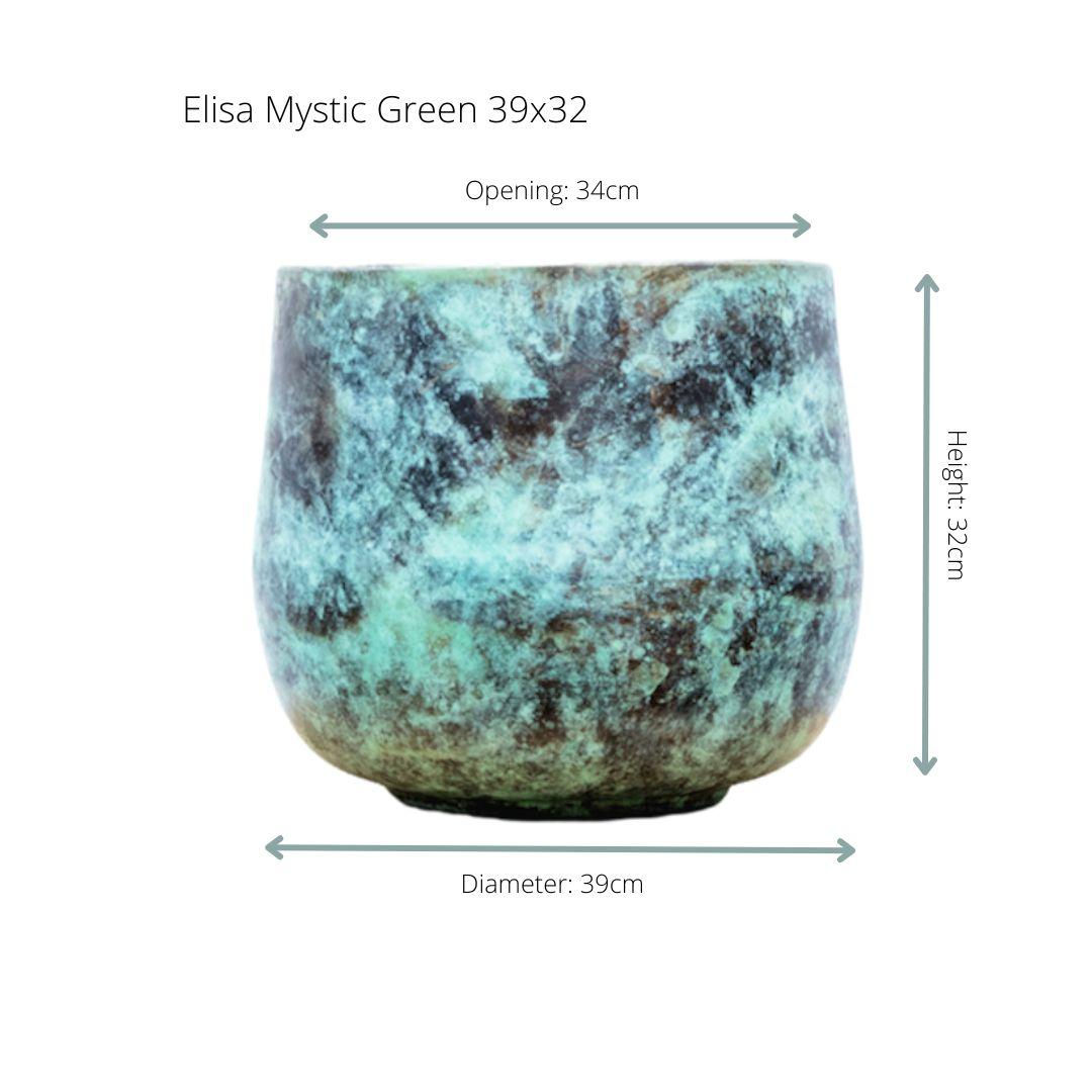 Elisa Mystic Green Ø 39 H 32 cm 2