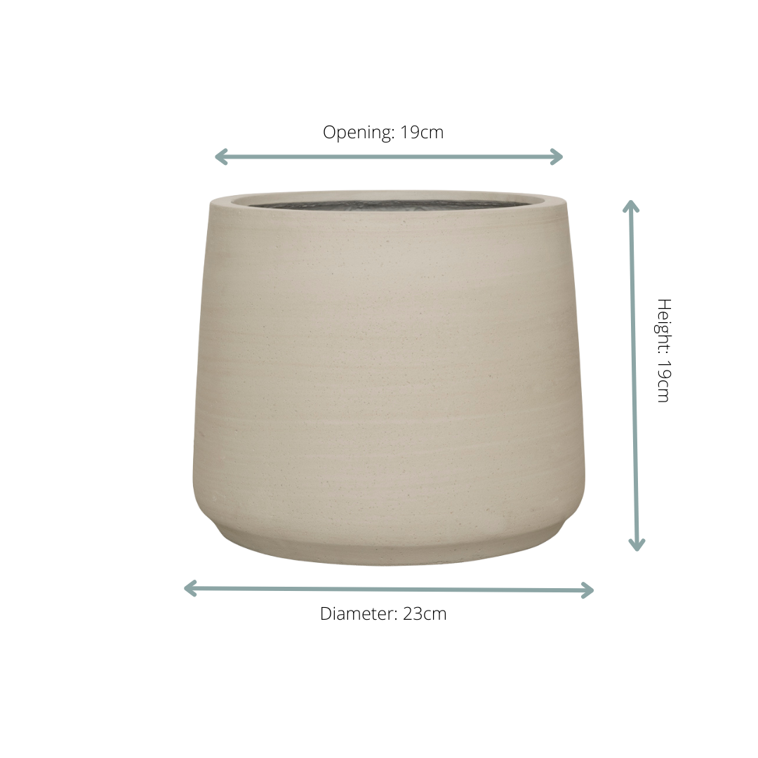 Jumbo Patt Beige Washed Ø 23 H 19 cm 2