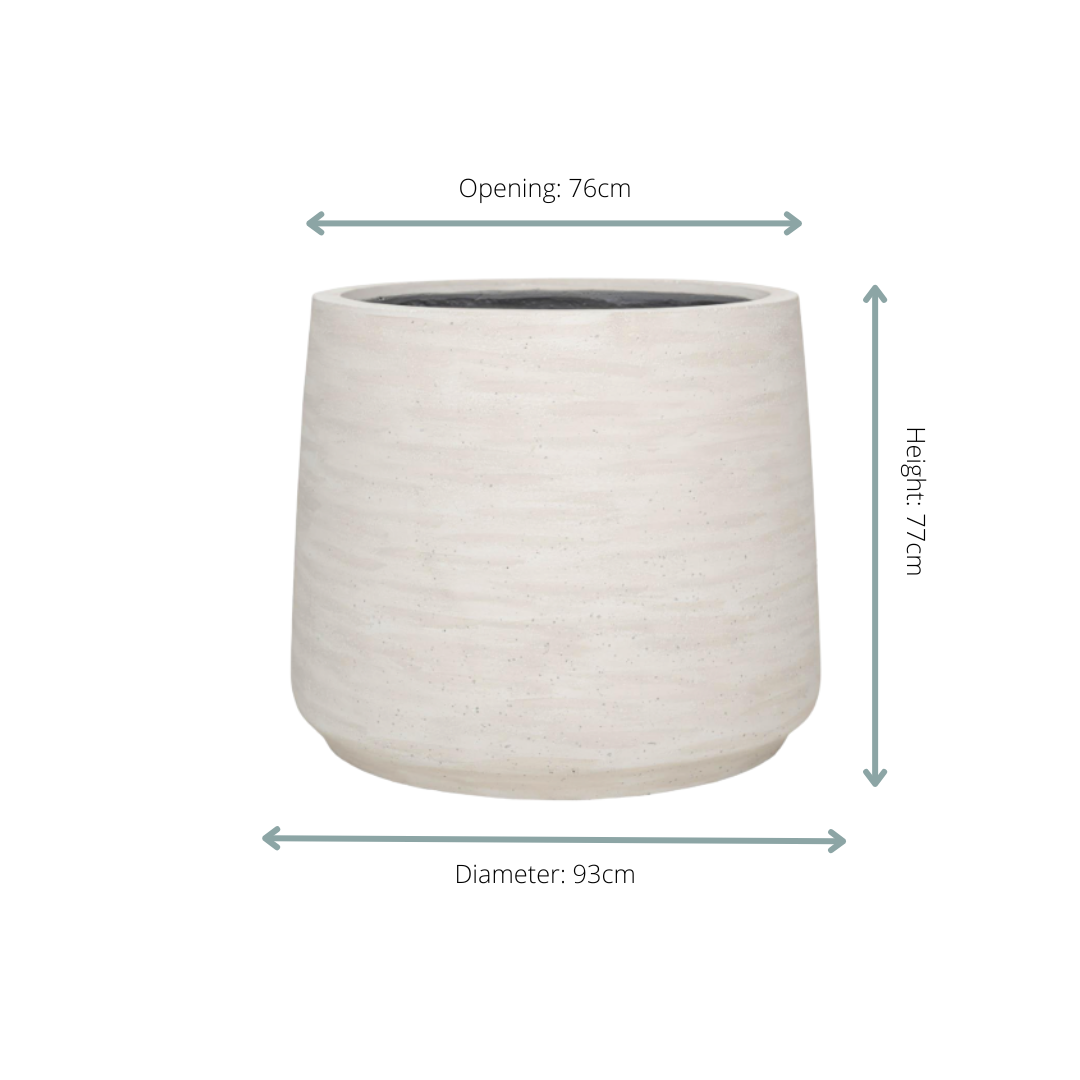 Jumbo Patt Ivory Washed Ø 93 H 77 cm 2
