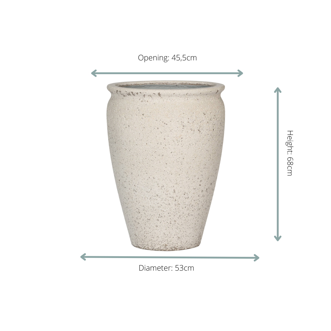 Pot Artemis Chalk White Ø 53 H 68 cm 2