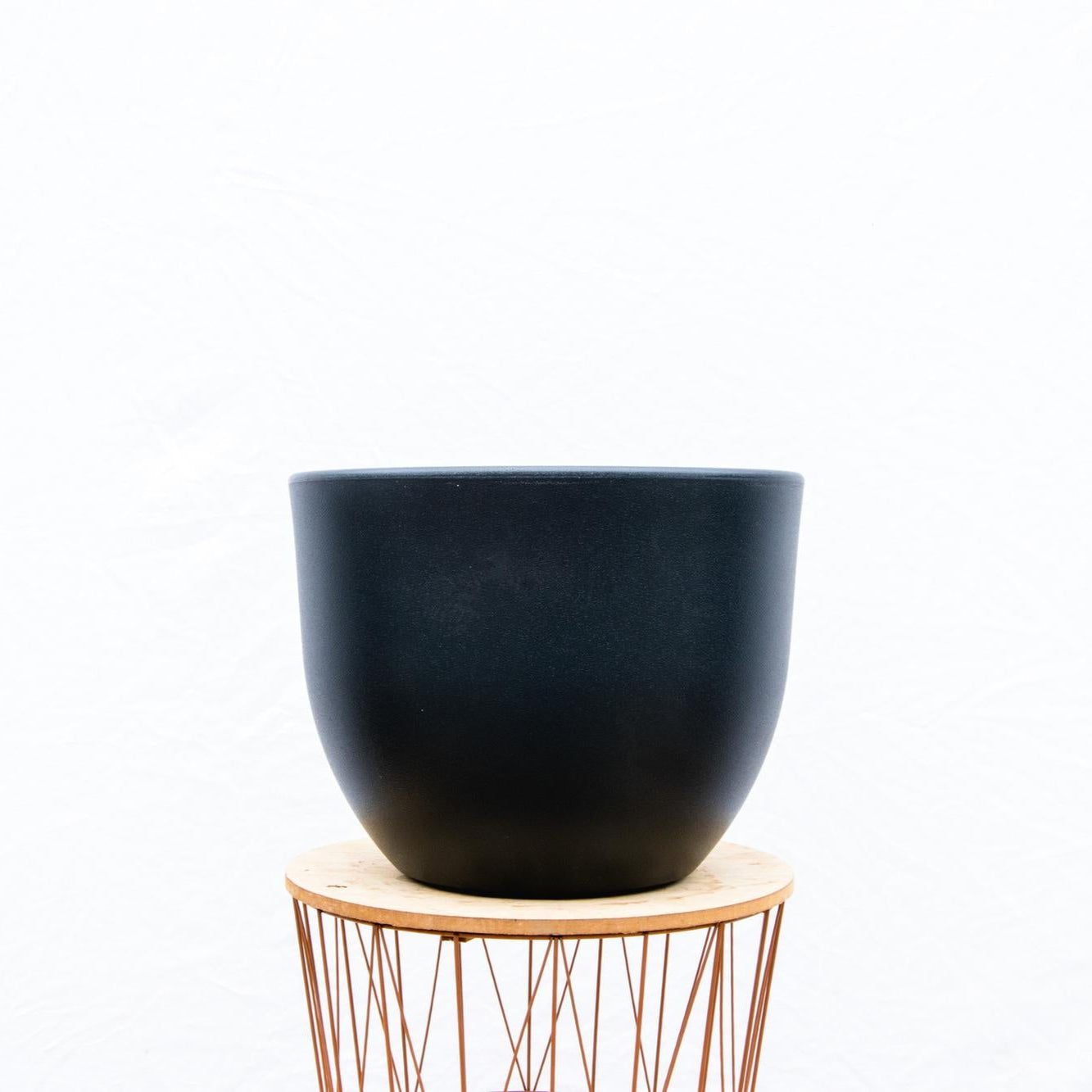 Pot Eggy Antraciet Ø 100 H 77 cm