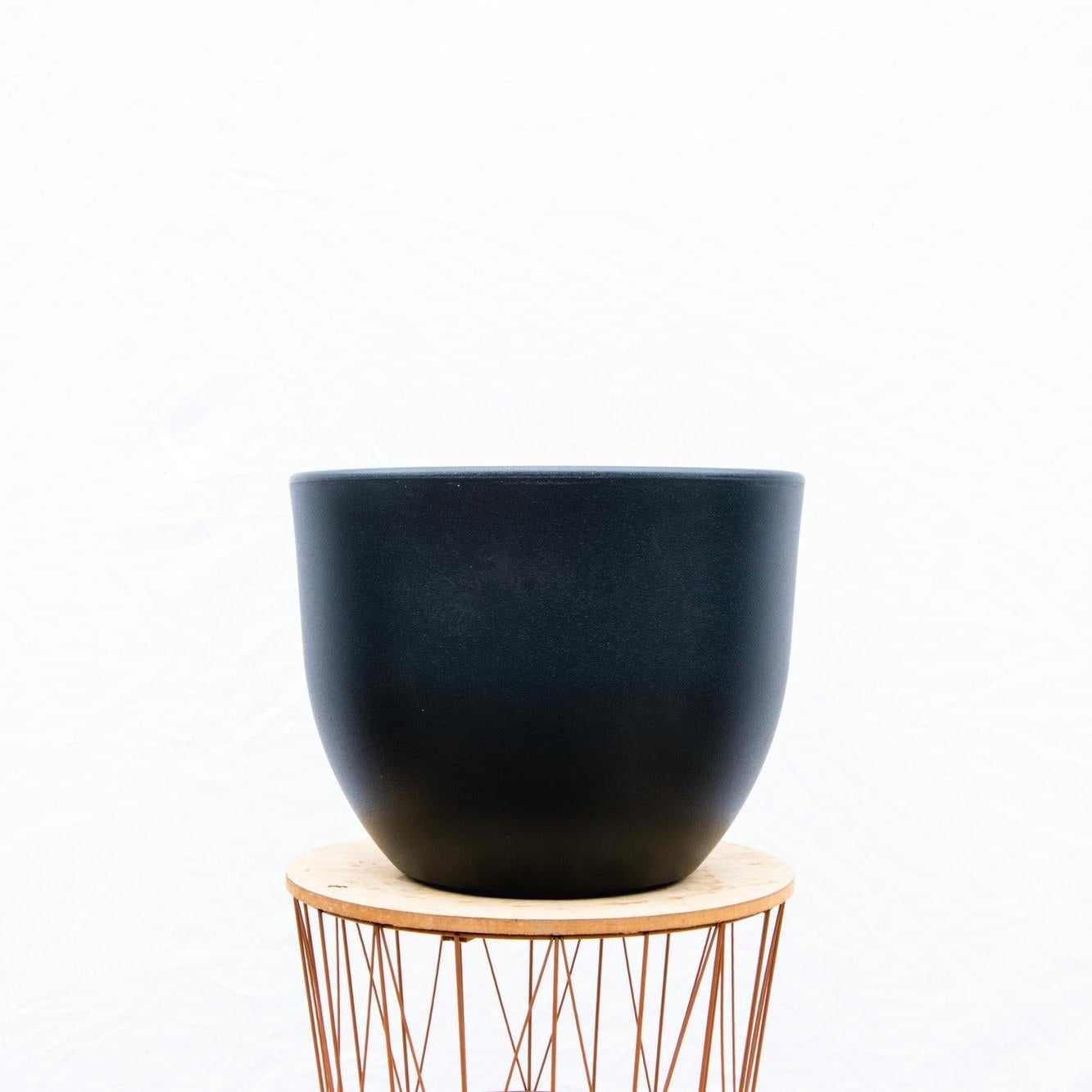 Pot Eggy Antraciet Ø 55 H 43 cm