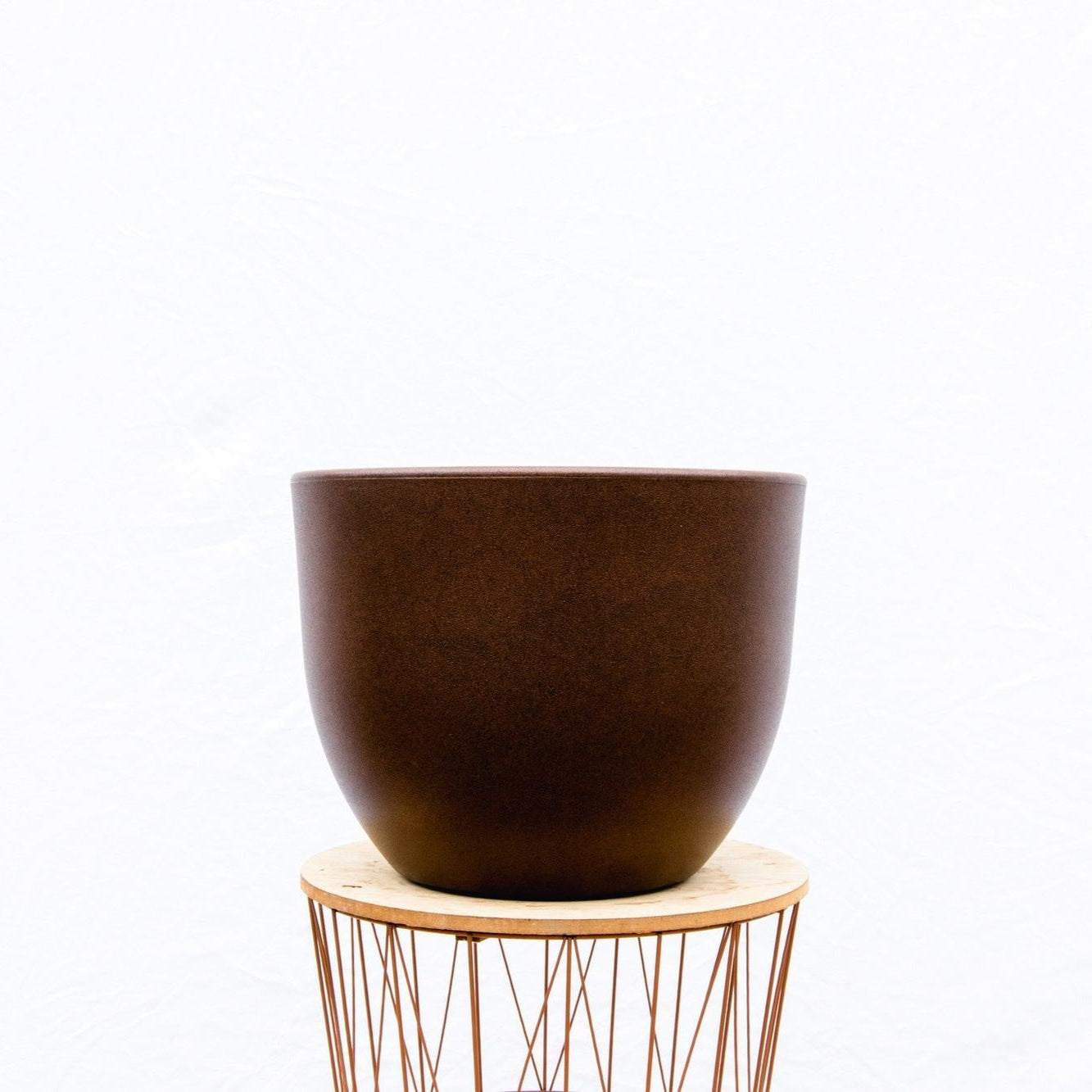 Pot Eggy Bronze Ø 65 H 51 cm