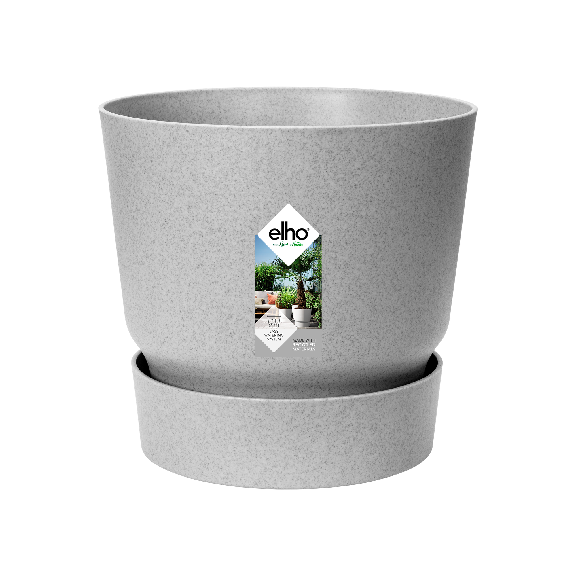 Pot Elho Greenville Round Grijs Ø 39 H 37 cm 2