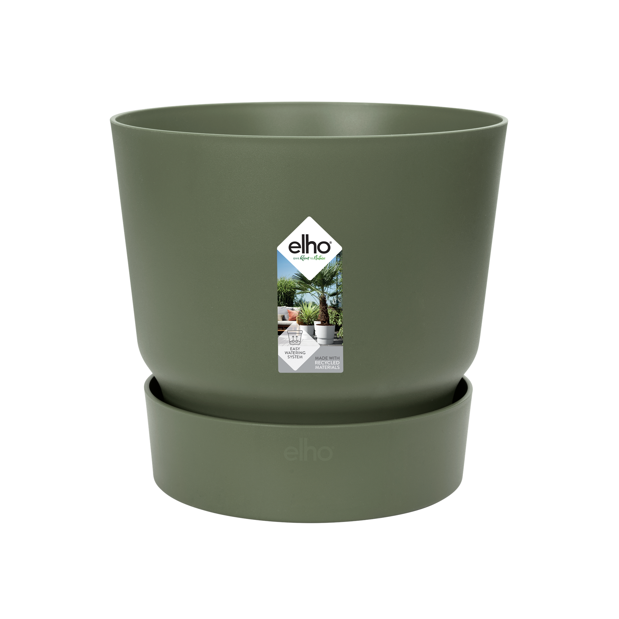 Pot Elho Greenville Round Groen Ø 30 H 28 cm 2