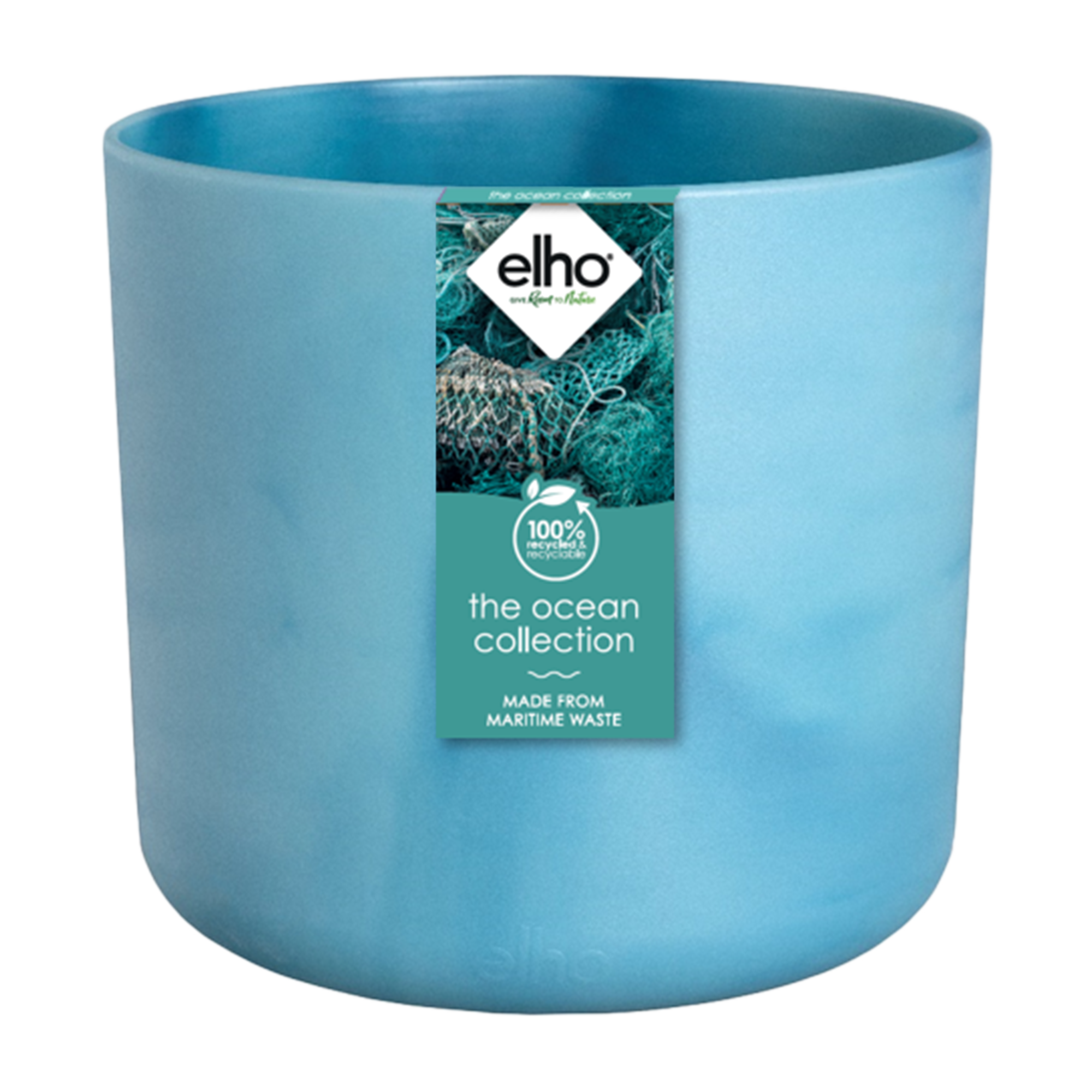 Pot Elho Ocean Round Atlantic Blue Ø 14 H 13 cm 2