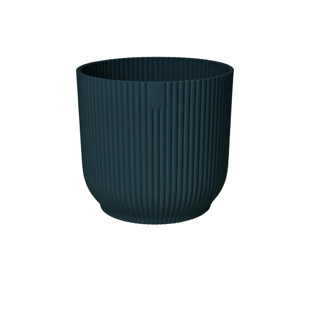 Pot Elho Vibes Fold Round Blauw Ø 30 H 27 cm