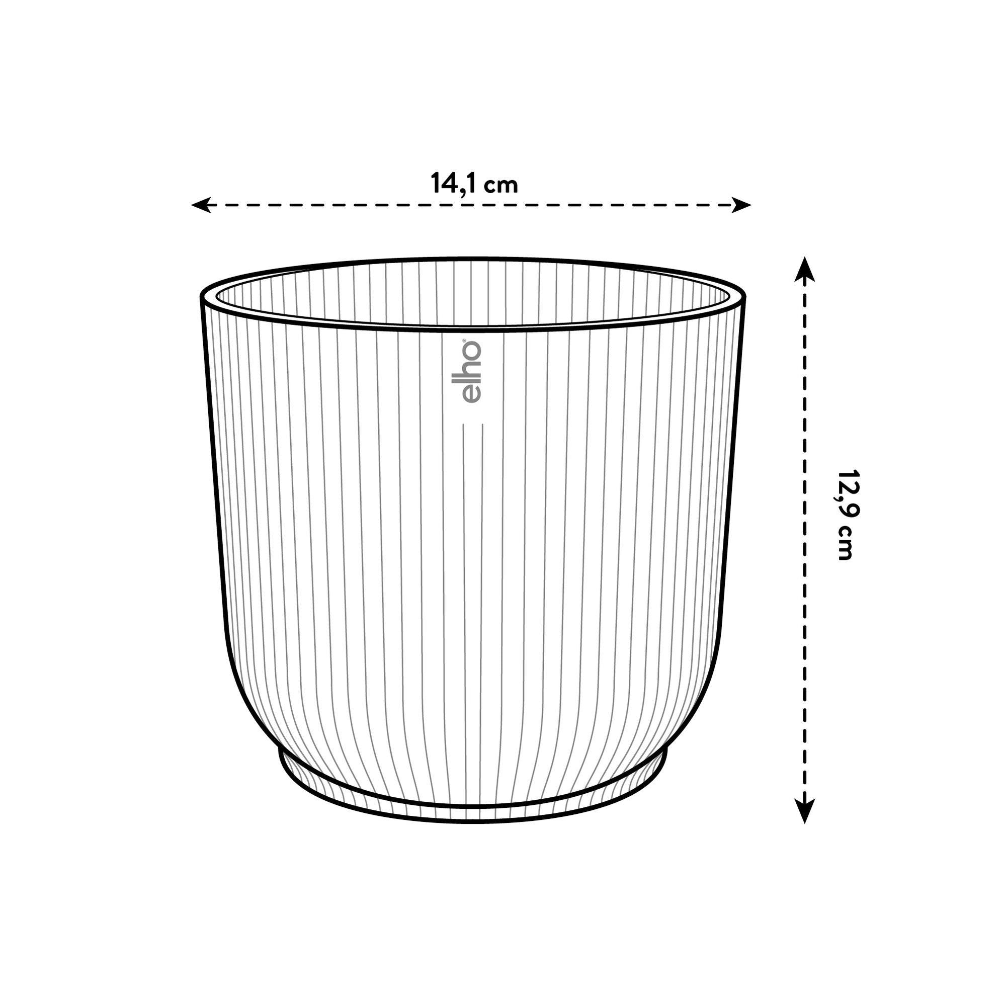 Pot Elho Vibes Fold Round Roze Ø 14 H 13 cm 4