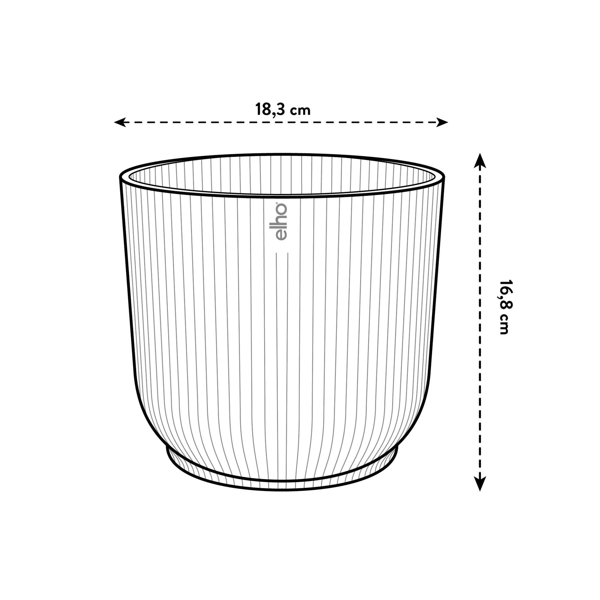 Pot Elho Vibes Fold Round Wit Ø 18 H 17 cm 4