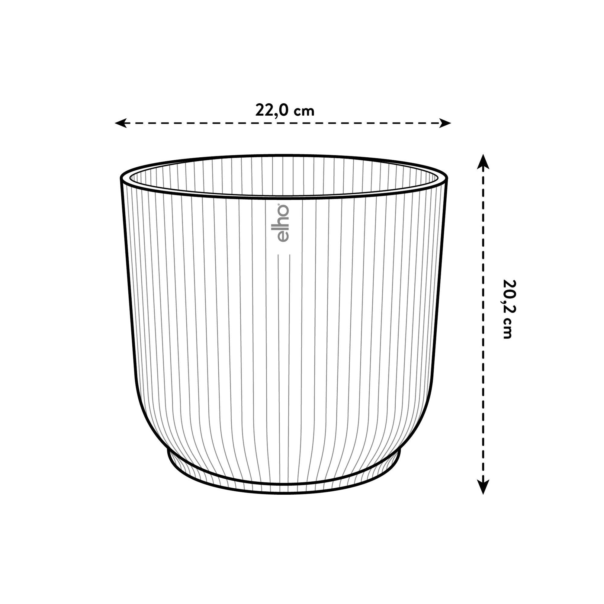 Pot Elho Vibes Fold Round Wit Ø 22 H 20 cm 4