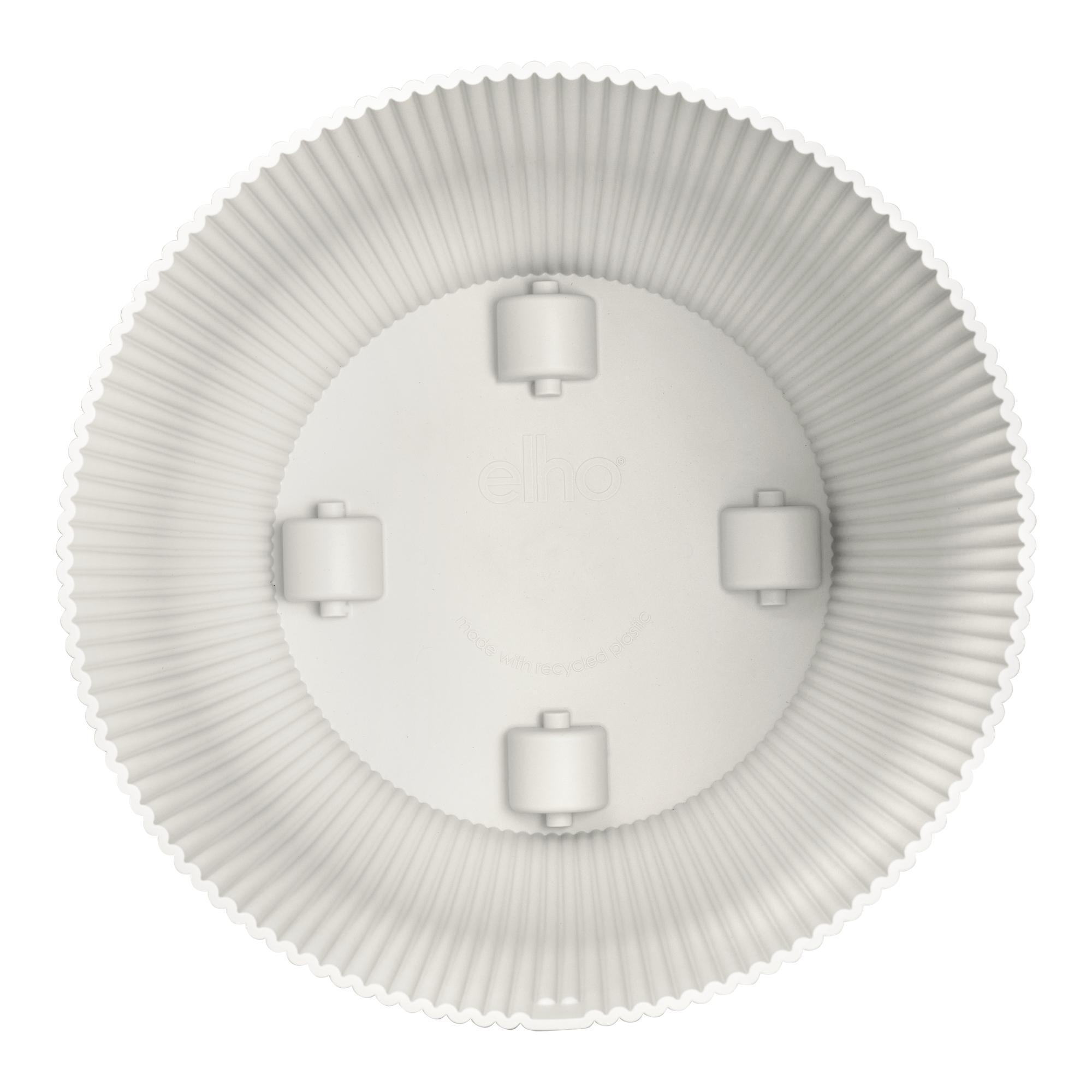 Pot Elho Vibes Fold Round Wit (including wheels) Ø 35 H 33 cm 3
