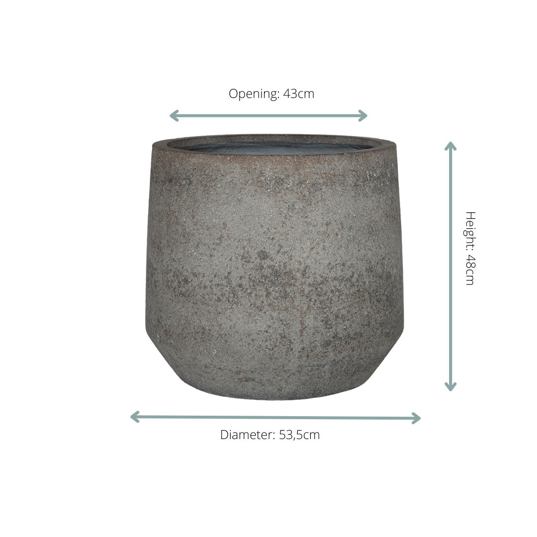 Pot Harith Dioriet Grey Ø 54 H 48 cm 2