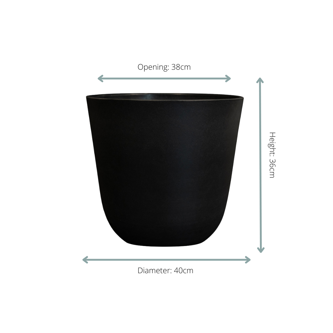 Pot Palermo Zwart Ø 40 H 36 cm 2