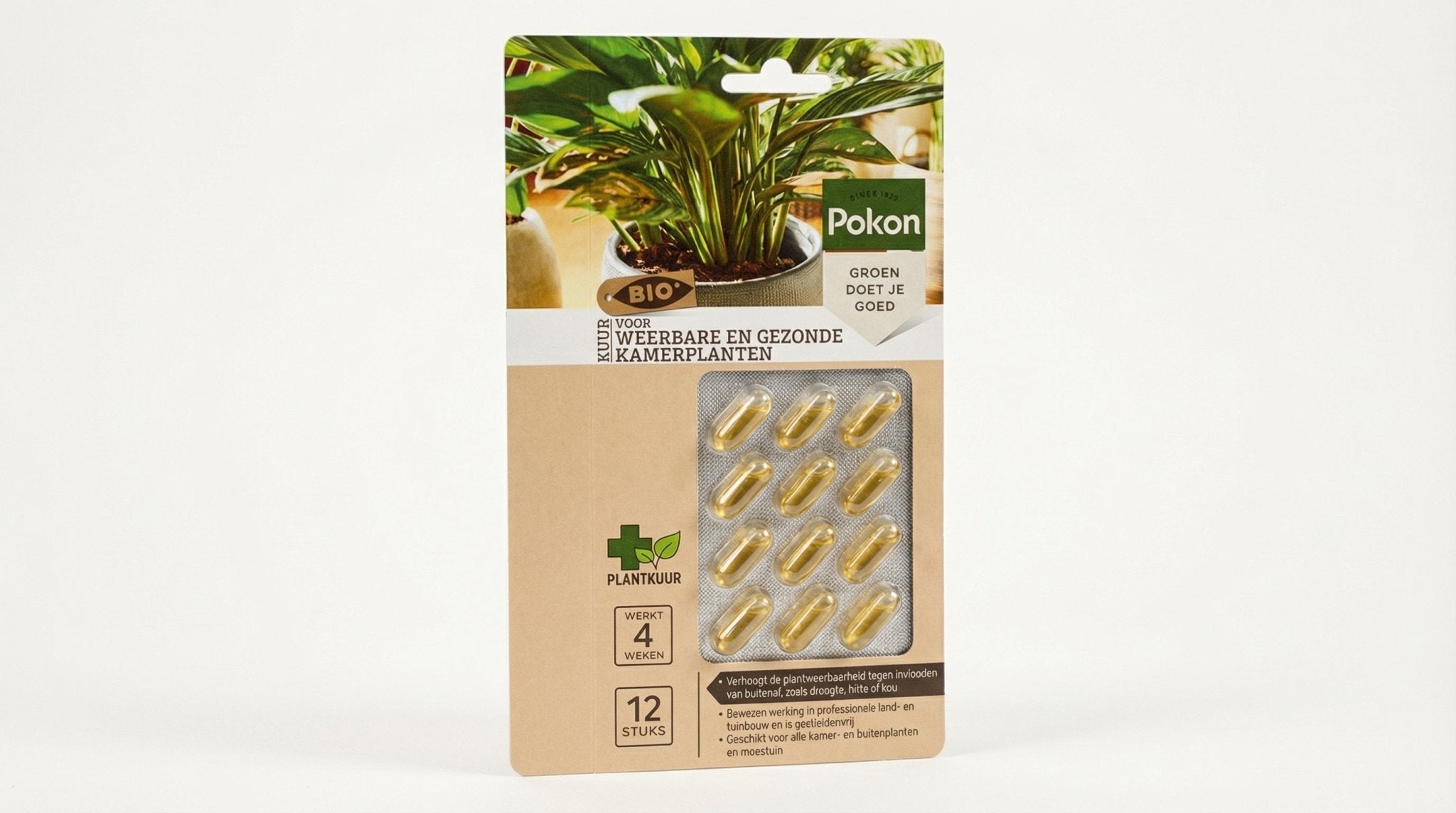 Bio Kuur Voor Weerbare En Gezonde Kamerplanten Capsules (12 Stuks) - 10390 - PlantenShop24