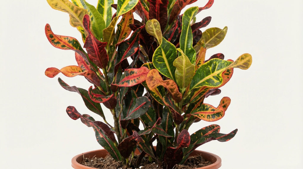 Codiaeum Variegatum 'Mammi' P 27 H 100 cm - 10159 - PlantenShop24