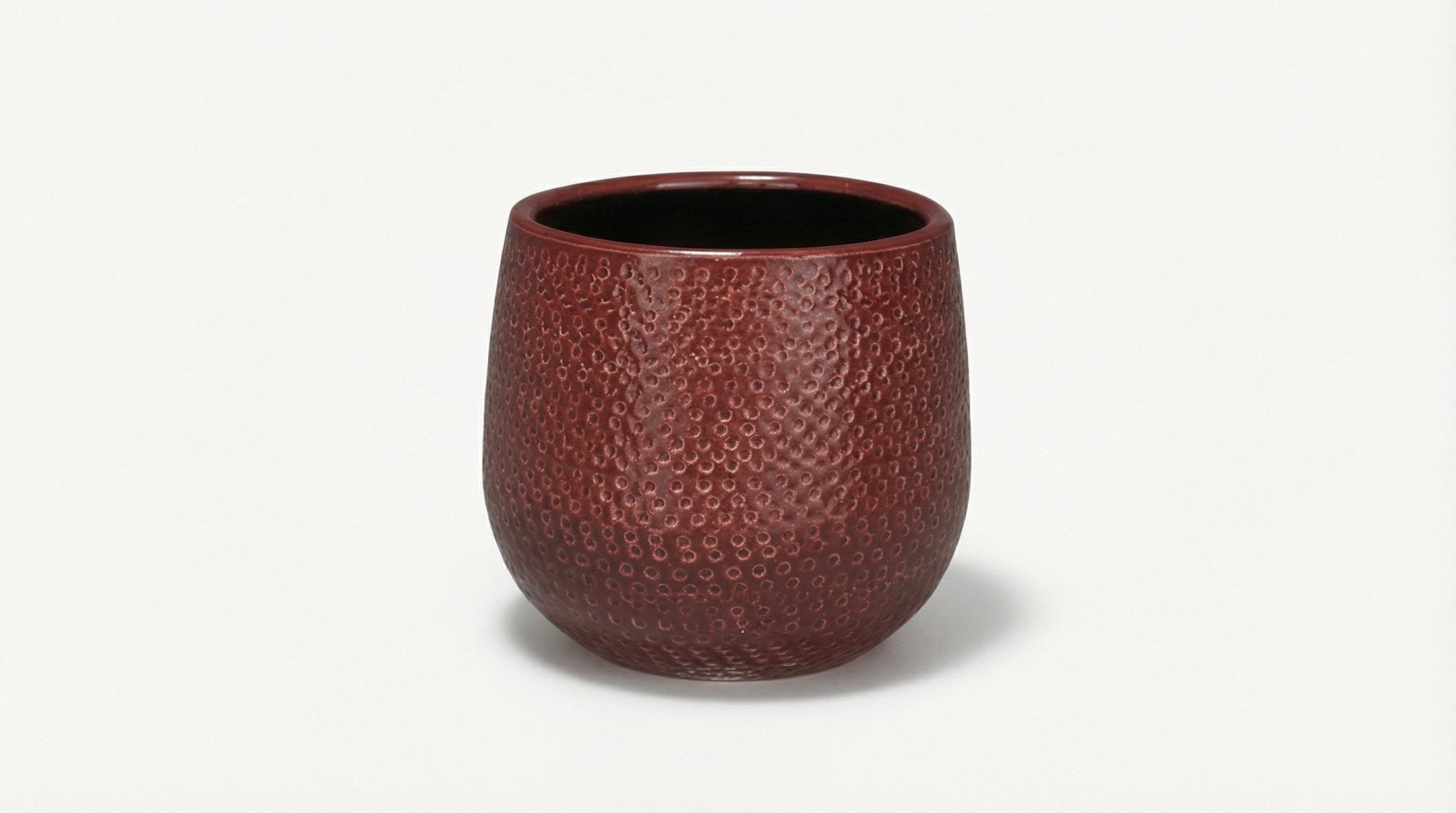 Pot Gabriel Rond Bordeaux P 14 cm - 29071 - PlantenShop24