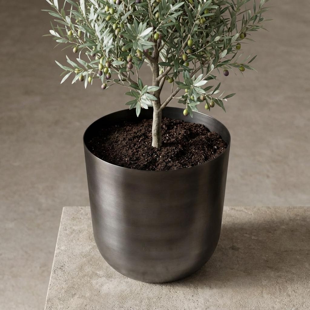 Pot Mayk Lead P 20 cm - 29341 - PlantenShop24