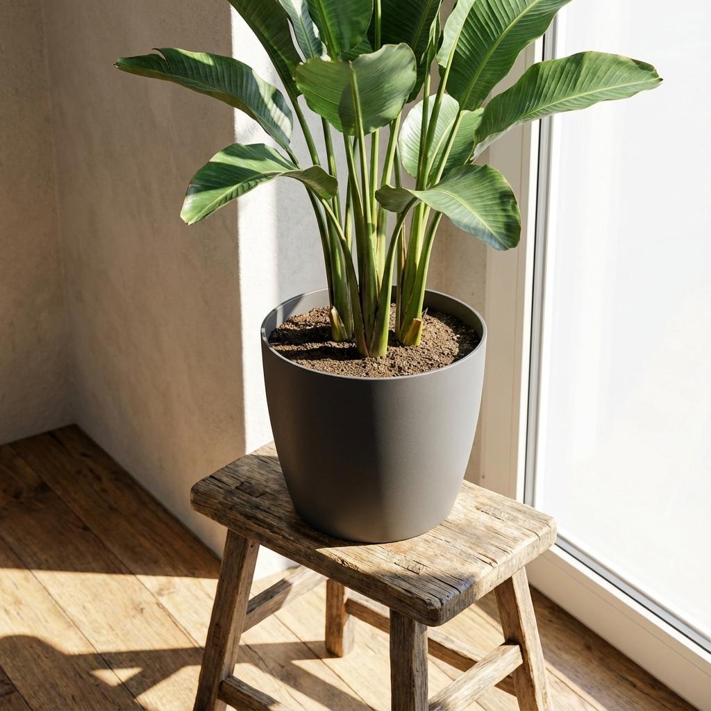 Pot Brussels D07x6cm - Antraciet - D07x6cm