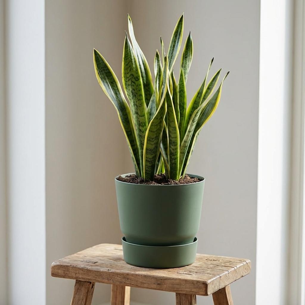 Elho greenville round leaf green - D25cm