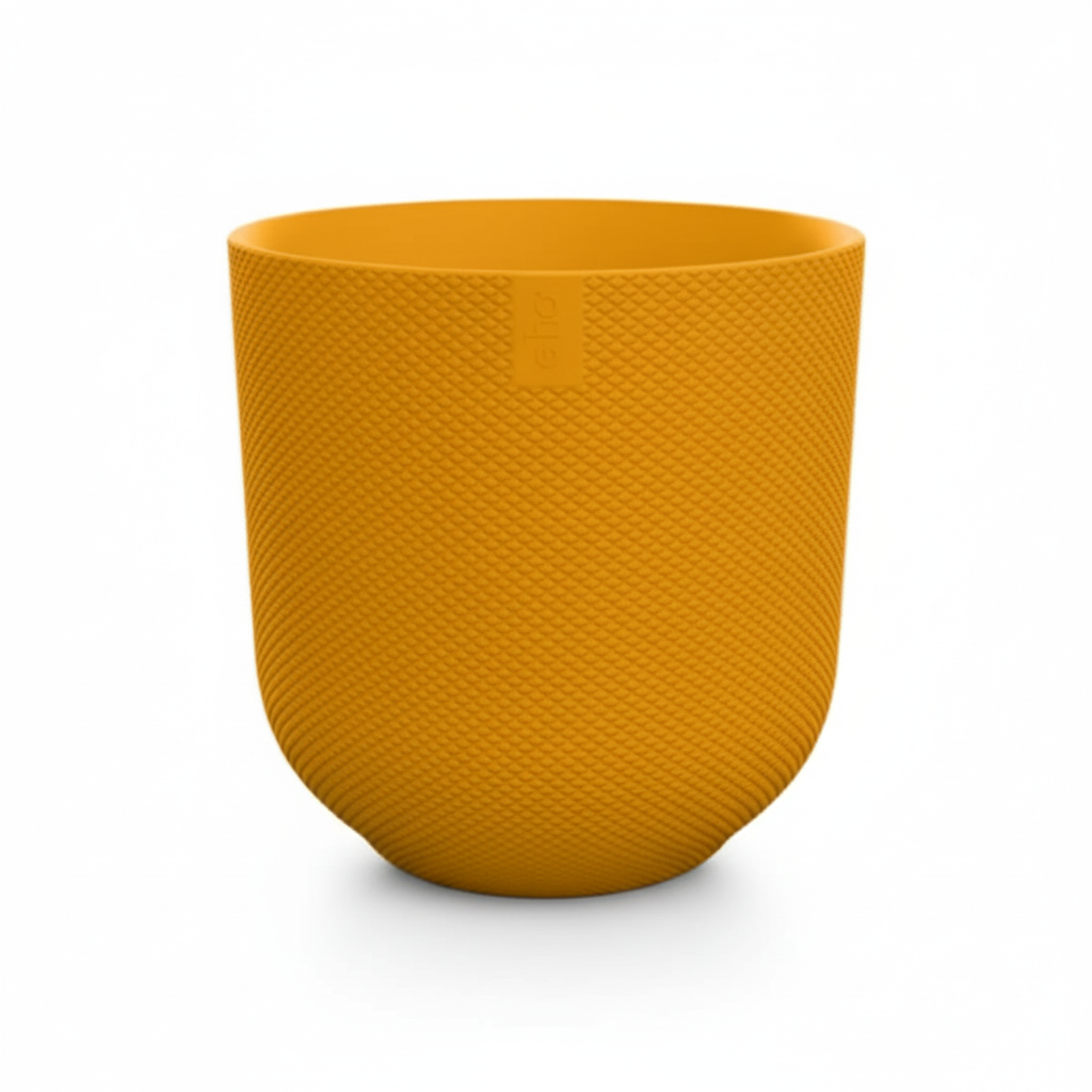 Pot Elho Jazz Round Amber Yellow - D19