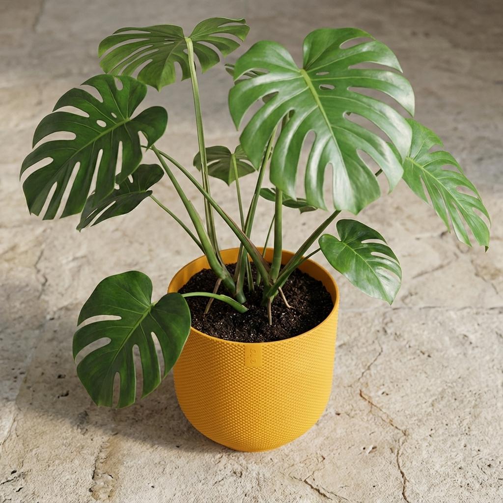 Pot Elho Jazz Round Amber Yellow - D19